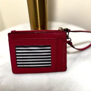 Red Card Holder with Strap